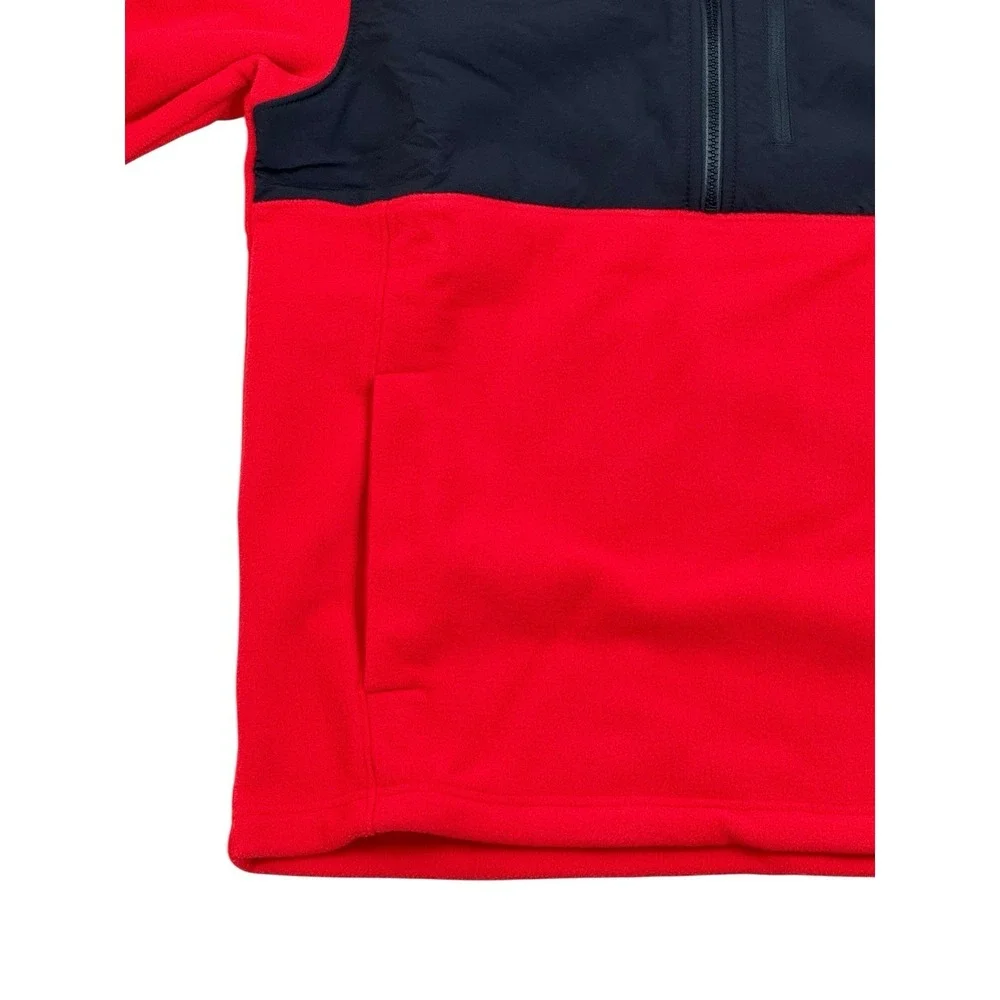 The North Face 200TNDRA PO 2-RTO Red Fleece‎ NFOA4QQWN5E Men's Size M